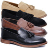 Silver Street Charleston Mens Tassel Loafer Slip On Leather Shoes
