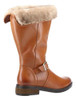 Hush Puppies Bonnie Womens Knee High Lined Zip Up Leather Boots
