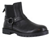 Silver Street Montague Mens Biker Riding Style Leather Ankle Boots