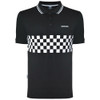 Lambretta Mens Classic Retro 2 Tone Mod Ska Casual Polo Shirt