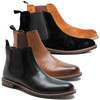 Thomas Crick Bateman Mens Classic Leather Dealer Chelsea Ankle Boots