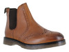 Frank James Warkton Mens Classic Dealer Chelsea Leather Brogue Ankle Boots