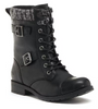 Rocket Dog Billie Womens Ankle Buckle Lace Up Military Boots