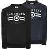 Lambretta Mens Classic Retro Logo Crew Neck Sweat