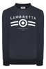 Lambretta Mens Classic Retro Logo Crew Neck Sweat