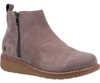 Hush Puppies Libby Womens Wedge Heel Casual Zip-Up Ankle Boots