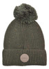 Lambretta Knitted Fleece Turn Up Bobble Skater Style Beanie Hat