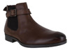 Silver Street Grafton Mens Smart Leather Buckle Zip Up Ankle Boots