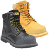 JCB 5CX Mens Work Safety Steel Toe/Midsole Zip Up Ankle S1P Boots