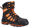 Amblers Beacon Mens Zip Up Hi-Viz Compsite Toe/Midsole S3 Boots