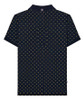 Lambretta Mens Smart Casual Retro All Over Print SKA Polo Shirt