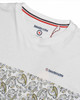 Lambretta Mens Paisley Panel Casual Smart Retro Casual T-Shirt