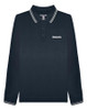 Lambretta Mens Smart Casual Retro MOD Long Sleeve Polo Shirt