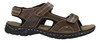 Oakrak Chandler Mens Summer Strap Double Touch Fasten Leather Sandals