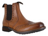 Frank James Chepstow Mens Leather Brogues Chelsea Ankle Boots