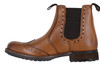 Frank James Chepstow Mens Leather Brogues Chelsea Ankle Boots