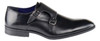 Silver Street Bourne Mens Smart Double Monk Buckle Leather Shoes