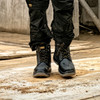 DeWalt Titanium Mens Leather S3 WR Safety Steel Toe Lace Up Boots - Black