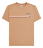 Lambretta Mens Classic Retro Stripe Logo Mod Ska Casual T-Shirt