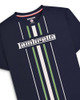 Lambretta Mens Classic Vertical Stripe Mod Ska Casual T-Shirts