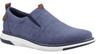 Hush Puppies Benny Mens Casual Slip On Smart Canvas Trainers Shoes