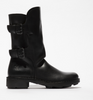 Fly London NACH Womens Zip Up Chelsea Dealer Mid Ankle Boots
