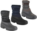 GroundWork LS87 Mens Muckers Mukker Stable Winter Snow Boots, pair of insulated waterproof winter snow boots with adjustable straps and rugged sole for outdoor use.