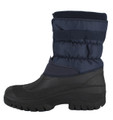 GroundWork LS87 Mens Muckers Mukker Stable Winter Snow Boots, blue waterproof winter snow boots with a black rubber sole and insulated interior for cold weather.