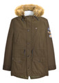 Lambretta Mens/Womens Carnaby Scooter Hooded Classic Mod Ska Badge Parka