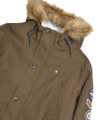 Lambretta Mens/Womens Carnaby Scooter Hooded Classic Mod Ska Badge Parka
