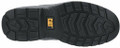 Caterpillar Striver Mens/Womens Safety Steel Toe/Midsole S3 Work Boots, black safety work boot sole with rugged traction pattern.