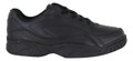 Sports Gaudi Mens Leather Lace Up/Touch Fasten Trainers Shoes, black men's leather sports trainer with lace-up and touch fasten closure, cushioned sole, and durable outsole for athletic and casual wear.