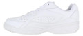 Sports Gaudi Mens Leather Lace Up/Touch Fasten Trainers Shoes, white leather athletic footwear with lace-up closure and touch fasten strap for comfort and style.