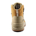 Grisport GriSport Contractor Mens S3 Safety Steel Toe/Midsole Work Boots, back view of beige work boots with padded collar and sturdy sole.