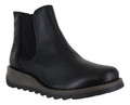 Fly London Salv Womens Wedged Heeled Chelsea Leather Ankle Boots
