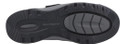 Hush Puppies Casper Mens Touch Fasten Slip On Smart Leather Shoes, black leather casual slip-on with a sturdy rubber sole for comfort and durability.