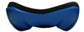 UltraKnee ULTRAKNEE Hammock 1 Work Trade Internal Knee Pads Protector - Pair, blue and black ergonomic knee pad with cushioned interior for kneeling comfort during work.