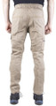 Caterpillar Dynamic Men Cargo Slim-Fit Stretch Work Trousers - 30/32, beige slim-fit work trousers with multiple cargo pockets and stretch fabric for durability and flexibility.