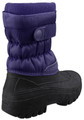 Cotswold Chase Mens Stable Yard Winter Snow Zip Boots Wellies, purple and black waterproof winter boots designed for snow and outdoor use.