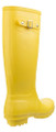 Cotswold Sandringham Womens Classic Rubber Tall Wellington Wellies, bright yellow rain boots with buckle detail.