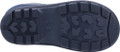 Cotswold Hilly Boys Girls Infants/Junior Neoprene Wellington Boots, close-up of the black rubber sole with rugged tread pattern for outdoor wear.