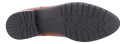 Hush Puppies Sammie Womens Casual Smart Chelsea Pull On Ankle Boots, dark brown boot with black sole showing the tread pattern.