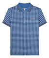 Lambretta All Over Geometric Mens Smart Classic Retro Polo Shirt