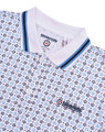 Lambretta All Over Geometric Mens Smart Classic Retro Polo Shirt
