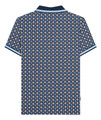 Lambretta All Over Geometric Mens Smart Classic Retro Polo Shirt