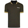 Lambretta All Over Geometric Mens Smart Classic Retro Polo Shirt