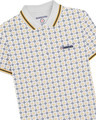 Lambretta All Over Geometric Mens Smart Classic Retro Polo Shirt