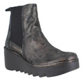 Fly London Bagu Womens Classic Wedge Heeled Pull On Ankle Boots