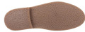 Hush Puppies Samuel Mens Desert Chukka Leather Comfort Ankle Boots, close-up view of the sole showing its textured, non-slip rubber material.