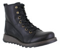 Fly London Sore Womens Lace Up Wedge Military Style Ankle Boots